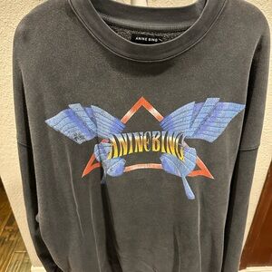 Anine Bing Crewneck Sweatshirt NWT large